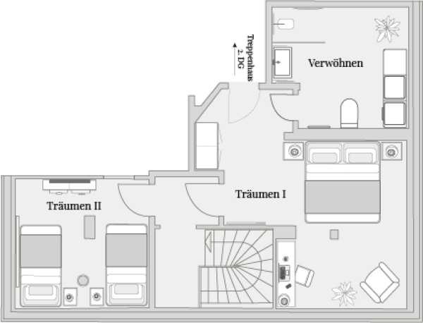 Musikviertel Leipzig - Premium Deluxe-Maisonette - Apt. 10 - 4 Gäste