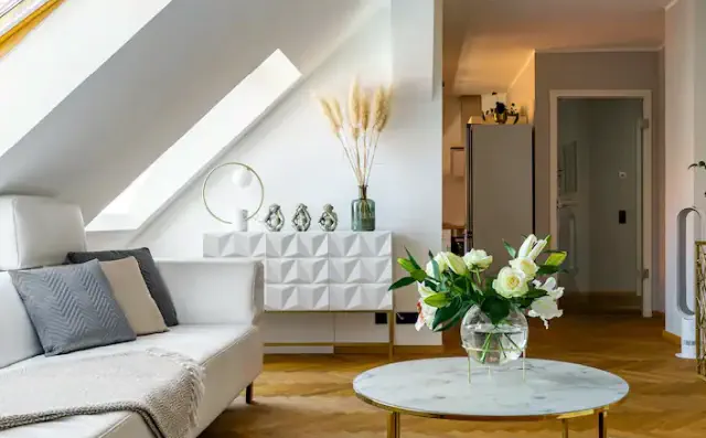 Musikviertel Leipzig - Premium Deluxe Maisonette - Wohnzimmer
