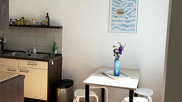 Premium Kingsite Suite - Frühstückecke in Küche