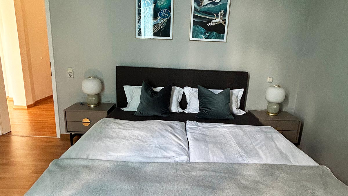 Premium Kingsize Suite - Schlafraum I - Doppel-Boxsrpringbett