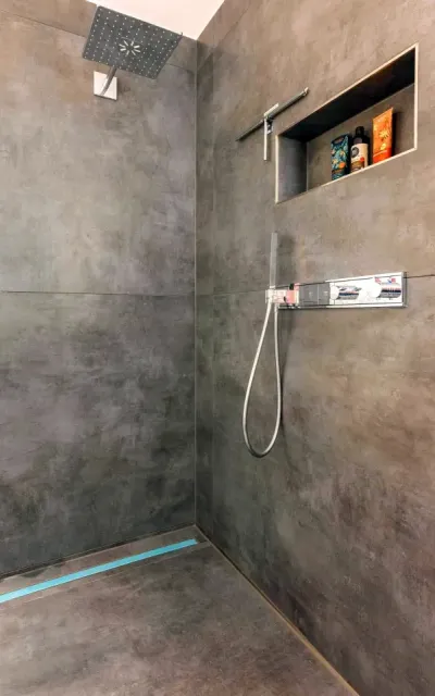 Musikviertel Leipzig - Wohlf&uuml;hl-Oase - Luxus-Badezimmer mit Regendusche