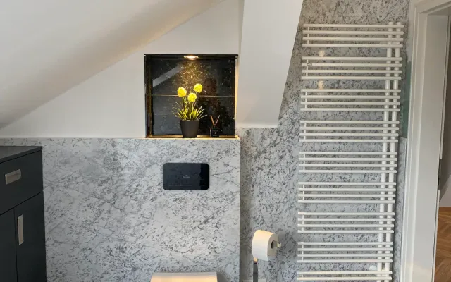Musikviertel Leipzig - Premium Deluxe Maisonette - en Suite Badezimmer