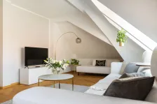 Musikviertel Leipzig - Premium Deluxe Maisonette - Wohnzimmer