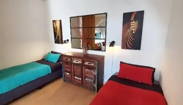 Musikviertel Leipzig - Wohlf&uuml;hl-Oase - Zimmer 1 - Schlafbereich