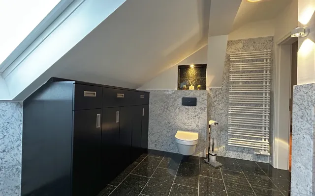 Musikviertel Leipzig - Premium Deluxe Maisonette - en Suite Badezimmer