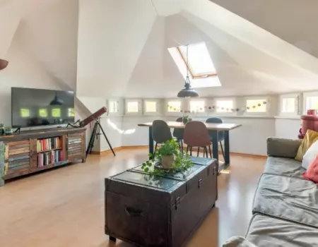 Musikviertel Leipzig - Wohlf&uuml;hl-Oase - Zimmer 1 - Sicht vom Schlafbereich