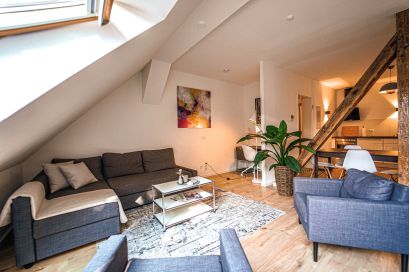 Musikviertel Leipzig | Premium Auszeit-Suite | Wohnen & Chillen