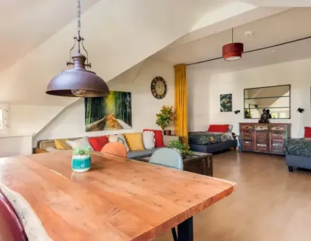 Musikviertel Leipzig - Wohlf&uuml;hl-Oase - Zimmer 1 - Blick zum offenen Schlafbrereich