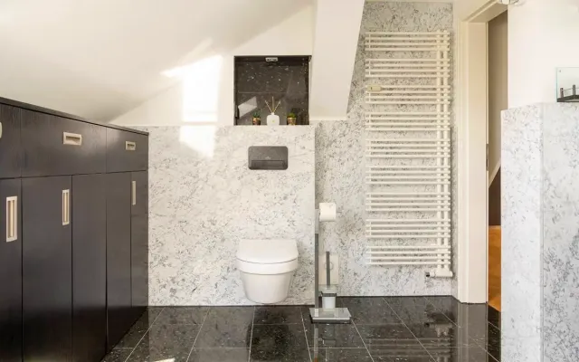 Musikviertel Leipzig - Premium Deluxe Maisonette - en Suite Badezimmer