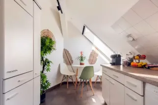 Musikviertel Leipzig - Wohlf&uuml;hl-Oase - K&uuml;che und Essecke