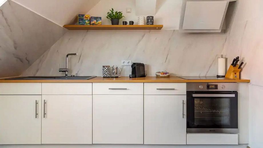 Premium Deluxe-Maisonette - moderne Küchenzeile