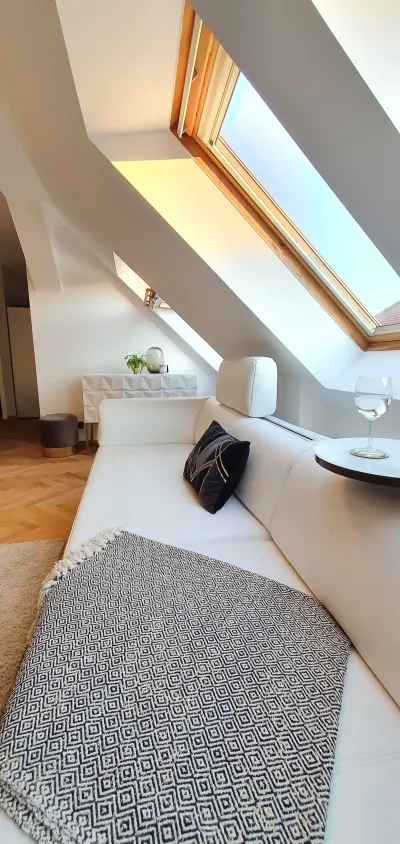 Musikviertel Leipzig - Premium Deluxe Maisonette - Wohnzimmer